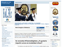 Tablet Screenshot of educaciononline.edu.ec